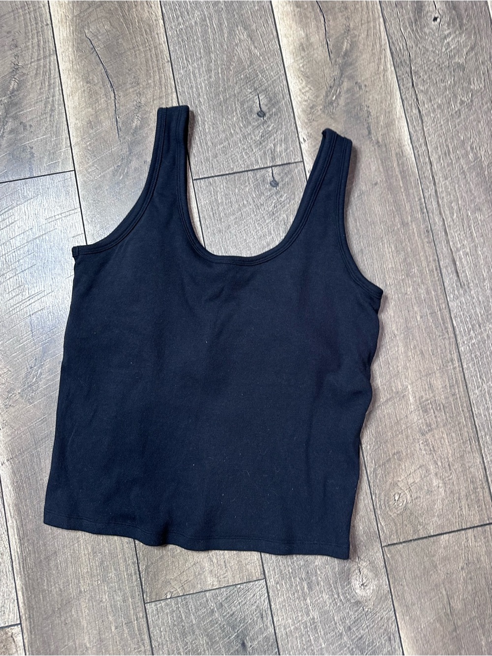Abercrombie & Fitch Bra-Free Collection Ribbed Tank Top